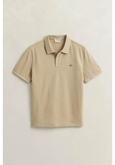Gant Erkek Bej Regular Fit Logolu Polo Yaka T-shirt-14699