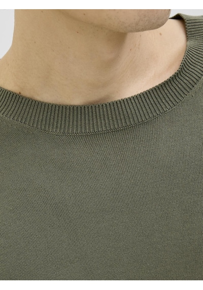 Jack & Jones Erkek Bisiklet Yaka Triko - William - 12275451 Four Leaf Clover