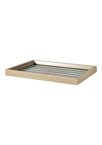 Mudo Home Amore Mıo Dekoratif Tepsi 31x42 Cm Yeşil