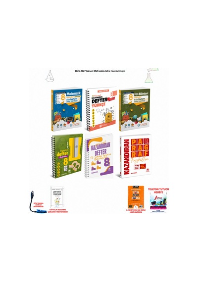 Çanta 8. Sınıf Lgs Tüm Dersler 228 6 Kitap Seti