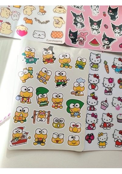 Sanrio Hello Kitty 88 Adet Etiket Sticker Set