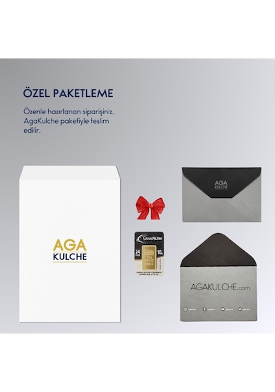İar 24 Ayar Külçe Altın 10 G