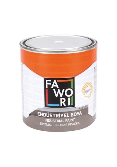 Fawori Endüstriyel Mat Siyah Boya 15 Kg.