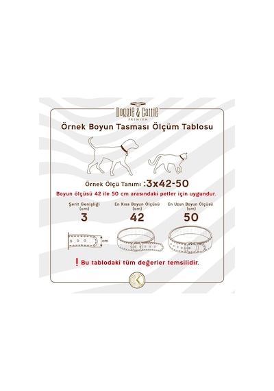 Gerçek Deriden El Yapımı Boncuklu Kedi Boyun Tasması 1x18-22 Cm, Lacivert