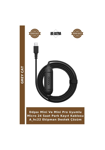 Ddpaı Mini Ve Mini Pro Uyumlu Micro 24 Saat Park Kayıt Kablosu A Hc22 Ekipman Destek Çözüm
