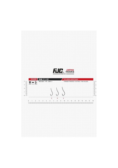 Fjc 2529r Ryusen Two Sliced Kırmızı Olta İğnesi '-3