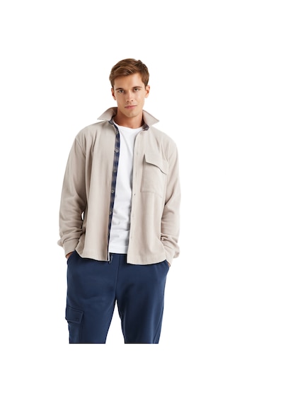 Blackspade Erkek Gömlek 40634 - Krem Krem