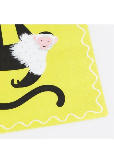 Meri Meri - Jungle Jamboree Large Napkins - Jungle Jamboree Peçeteler - L - 16 Adet