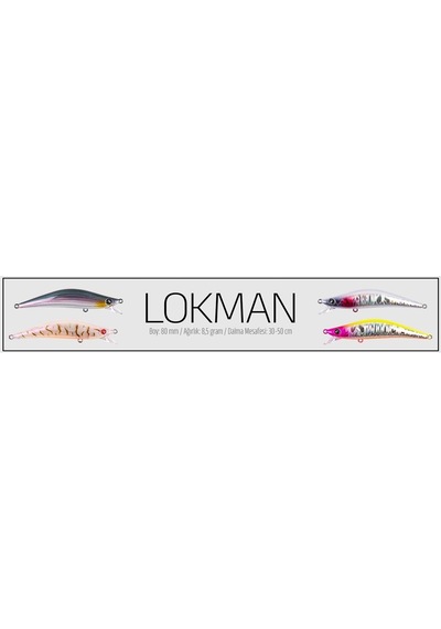 HanFish Lokman 80S 80 mm 8.5 gr Maket Balık