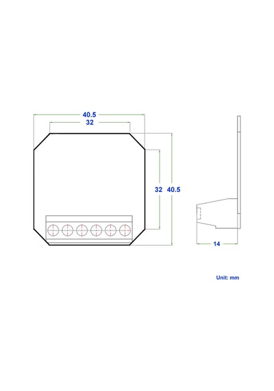 Plastik Elektronik Proje Kutusu 45x50x20mm Beyaz Elektronik Devre Prototip Wifi Iot Ble Akıllı Ev