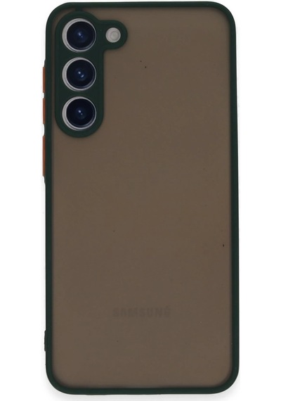Newface - 77 - Samsung Galaxy S23 Plus Kılıf Montreal Silikon Kapak - Edntrend - - Yeşil