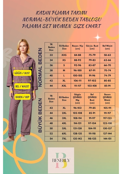 Benerly Kadın Gömlek Yaka Standart Kol Regular Kalıp Örme Pijama Takımı F Mint