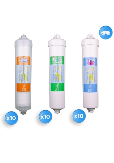 Su Arıtma Cihazı Premium Inline Ön Filtre Set 10 Takım