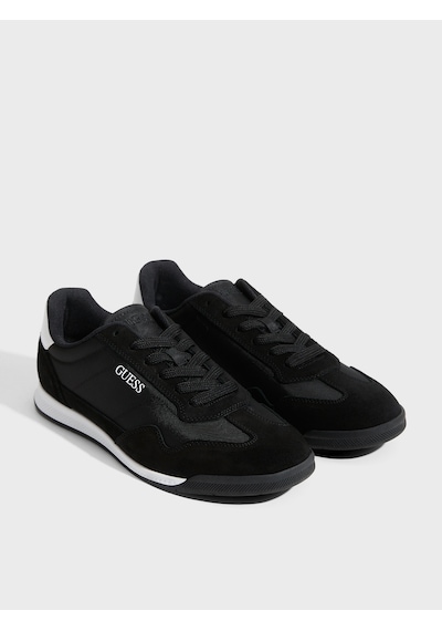 Guess Drean Deri Erkek Sneaker Ayakkabı Fmjdresue12 Siyah