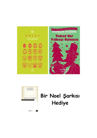 Kolay Felsefe Ciltli + Tuhaf Bir Yılbaşı Öyküsü + Bir Noel Şarkısı