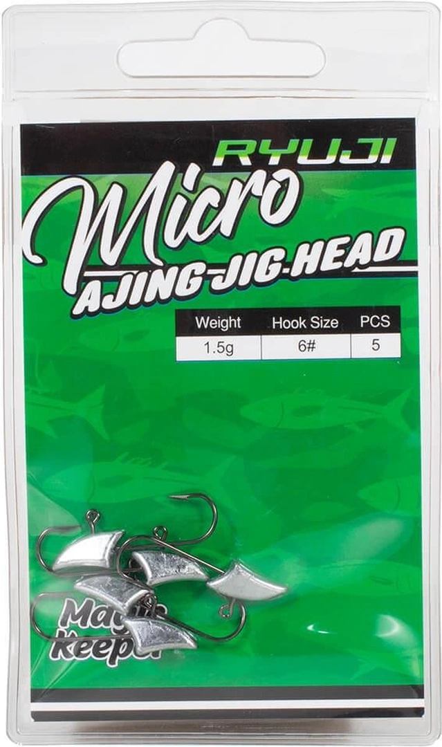 Ryujı Mıcro Ajıng Jıg Head - 0.6gr No:6 3.5gr No:1