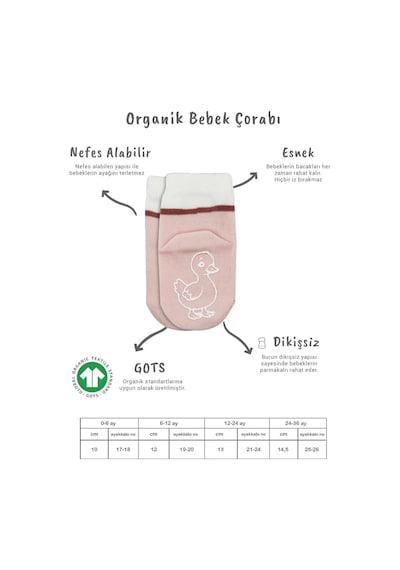 Melonika Hayvan Figür Kaymaz Kız Soket Çorap 2'li Gri Çok Renkli