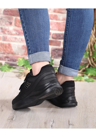 M.p. 242-1307 Zn 36-40 Siyah Sneaker Ayakkabı-siyah Siyah