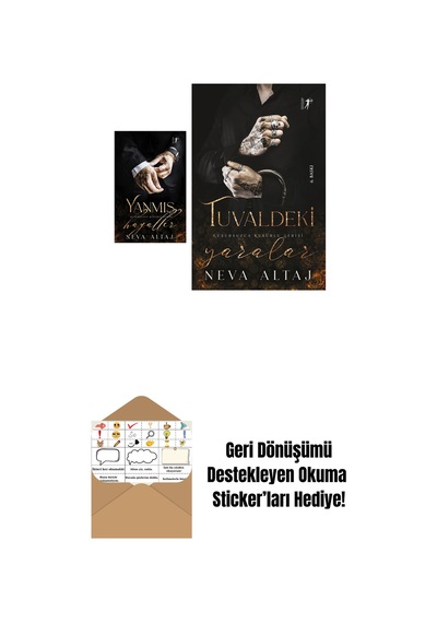 Yanmış Hayaller + Tuvaldeki Yaralar + Okuma Sticker'ları