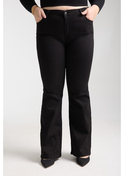Lacarino 7579 Cındy Xl Kadın Jean Pantolon Siyah