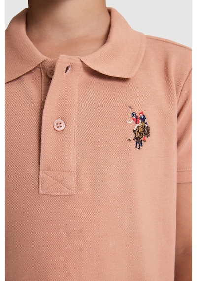 U.S. Polo Assn. Erkek Çocuk Pudra Tişört Basic 50325608-vr042