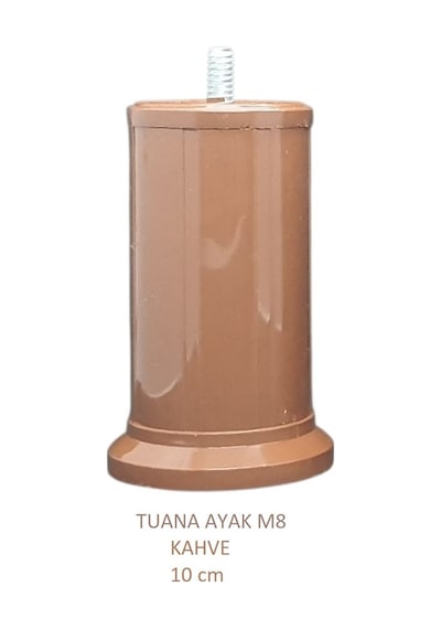 Tuana Ayak 10 cm M8 Cıvatalı Kahve