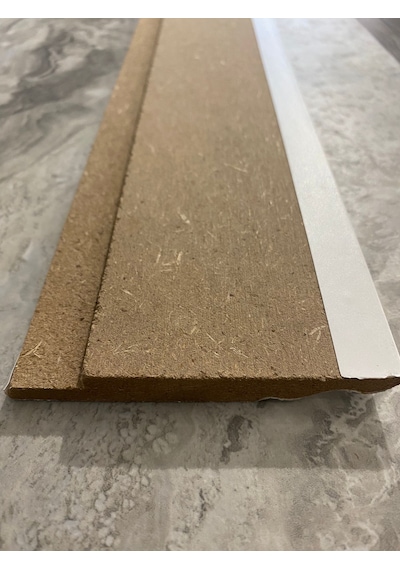 10 Cm Cenova Lake Beyaz Pvc Kaplama Parke Süpürgelik