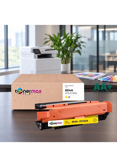 Hp 654a Cf332a Sarı Uyumlu Toner Aa Plus / Color Laserjet Enterprise M651
