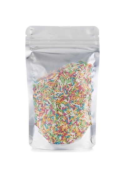Ön Şeffaf Metalize Kilitli Doypack Ambalaj 25 X 34 + 6 Cm. 1500 Gr. -500 Adet
