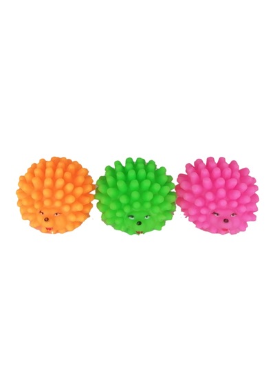 Sesli Kirpi 7 x 4 CM Köpek Oyuncağı Çok Renkli