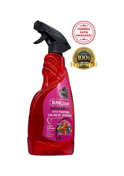 Bubblegum Kokulu Ferah Oto Ev Oda Sprey Parfüm Trax 500 Ml