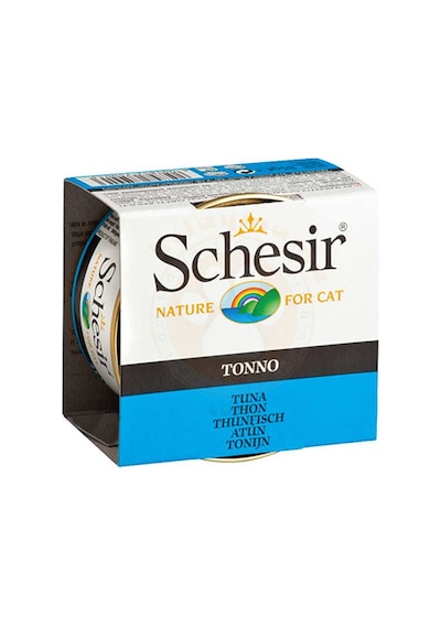 Schesir Ton Balıklı Jöleli Konserve Yetişkin Kedi Maması 85 G