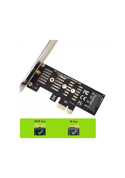 5225 Pci-e Express 3.0 To Nvme Ssd M.2 M Key Çevirici Kart