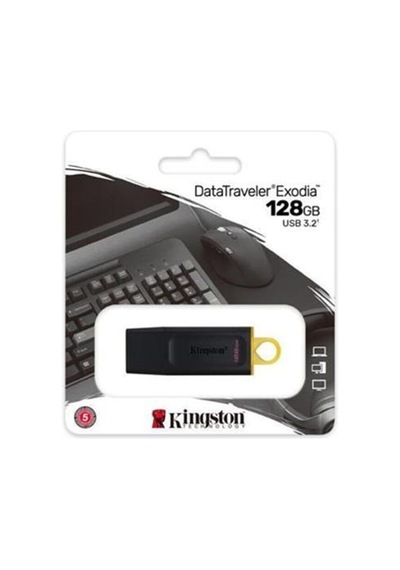 Kingston Datatraveler 128gb Usb Flash Bellek