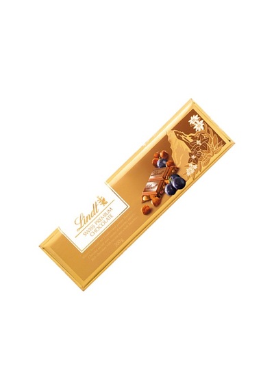 Lindt Premium Chocolate Raisin Hazelnut 300 G