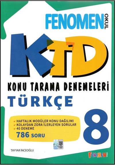 Fenomen 8.sınıf Türkçe Konu Tarama Denemeleri