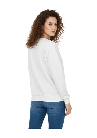 Baglan Kadın Spor Sıfıryaka Sweatshirt Bgl-st05061 Krem
