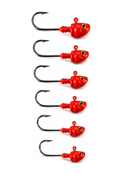 Pearly Team Fishing - Jıg Head 9gr 3/0 İğne Kırmızı - 929604004