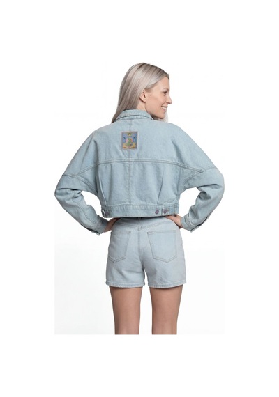 Regular Fit Kadın Ceket Denim