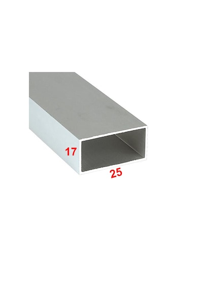 Alüminyum Kutu Profil Kare Boru 17 X 25 Mm 440172164