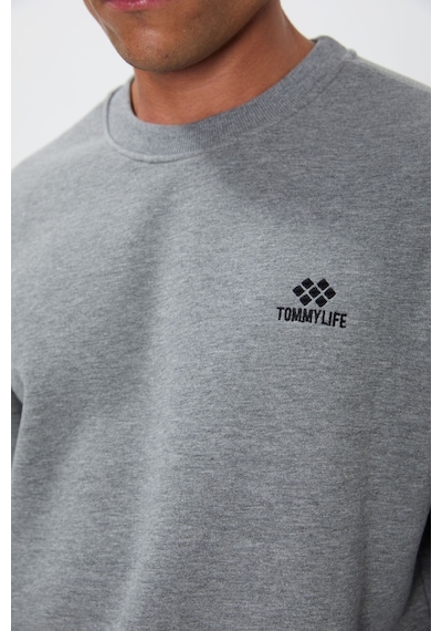 Tommy Life Gri Melanj Pamuklu Kalın İçi Tüylü Yumuşak Dokulu Comfort Fit Nakışlı Erkek Eşofman Takım -85265 GRİ MELANJ Tommy Life Gri Melanj Pamuklu Kalın İçi Tüylü Yumuşak Dokulu Comfort Fit Nakışlı Erkek Eşofman Takım -85265 GRİ MELANJ