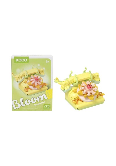 Koco Bloom Boutique Antika Telefon Yapım Seti 336 Parça Dekoratif Blok Model
