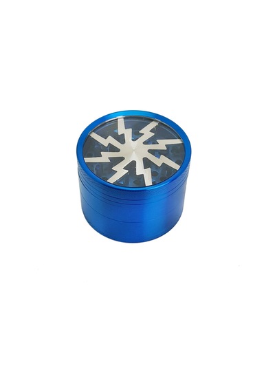 Mavi Renk 63 MM Grinder Alloy Herbal Öğütücüsü Parçalayıcı  Pt55