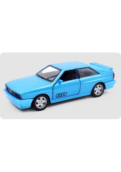 Jzcat Simulation 1:36 Audi Quattro 1980 Alaşımlı Klasik Araba Modeli Süsleme - Kırmızı