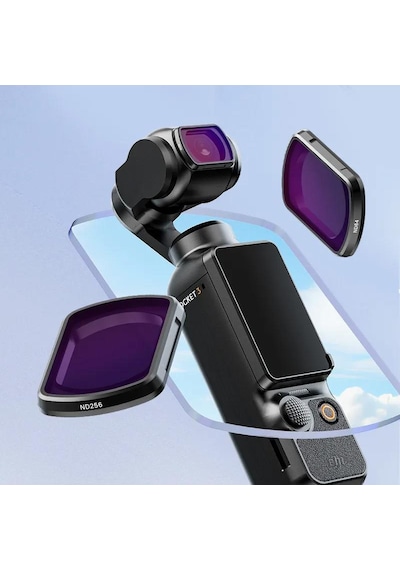 Ulanzi Pk-03 Djı Osmo Pocket 3 İçin Manyetik Nd Filtre Kiti