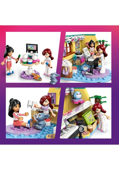 LEGO® Friends Paisley’nin Odası 42647 - 6 Yaş ve Üzeri Çocuklar için Mini Bebek İçeren Yaratıcı Oyuncak Yapım Seti (199 Parça)