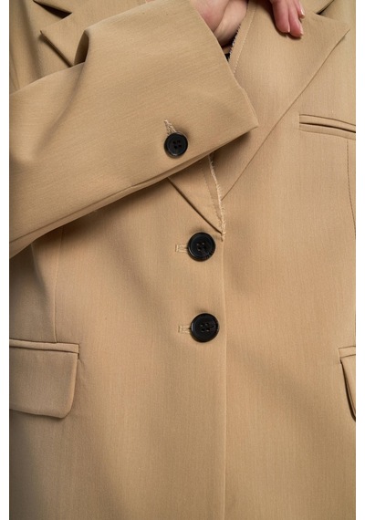 Mai Studios Co. Volda Yaka Detay Vizon Blazer VIZON