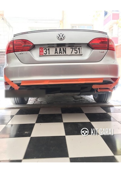 Kit Garaj Jetta Makyajsız Egzoz Görünüm Difüzör Plastik Boyalı