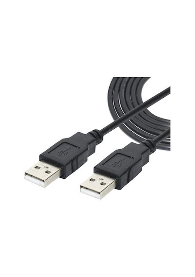Usb Kablo - 2.0 - A Erkek - A Erkek - 5 Metre - Siyah