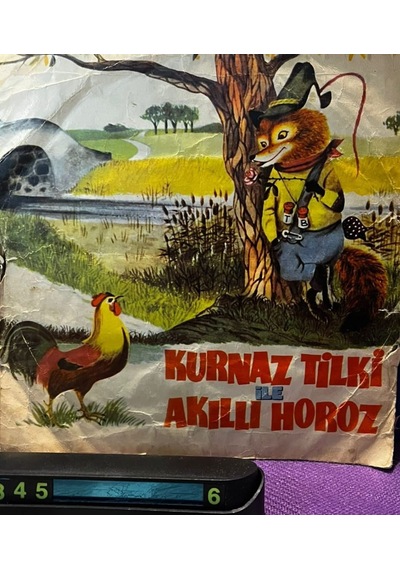 Nuran Şener İyilik Kazanır / Kurnaz Tilki İle Akıllı Horoz 1970'ler Orijinal 45'lik Masal Plağı